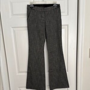 The Limited Drew Fit Black and White Tweed Dress Pants 0 Long